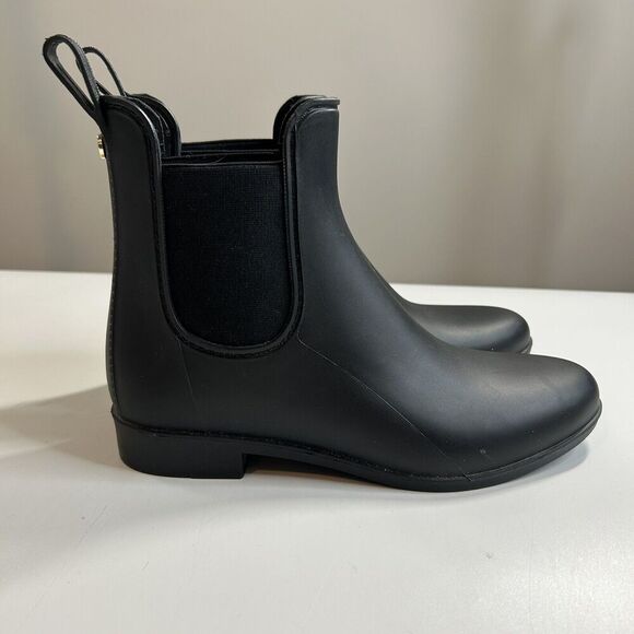 Sam Edelman Boots Women's 7 Tinsley Rubber Rain Boots Matte Black - Picture 4 of 8